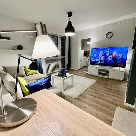 Metro Fast Wifi Tv'70 Netflix Hbo Appletv Apartamento Varsovia